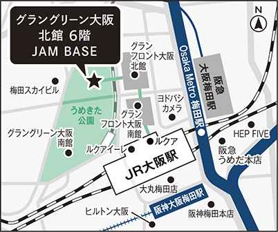 会場までの地図
